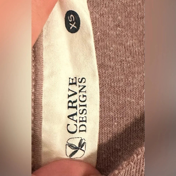 Carve Designs Sleeveless Sweatshirt Tank Top Light Purple Women’s Shirt size XS - Picture 7 of 10